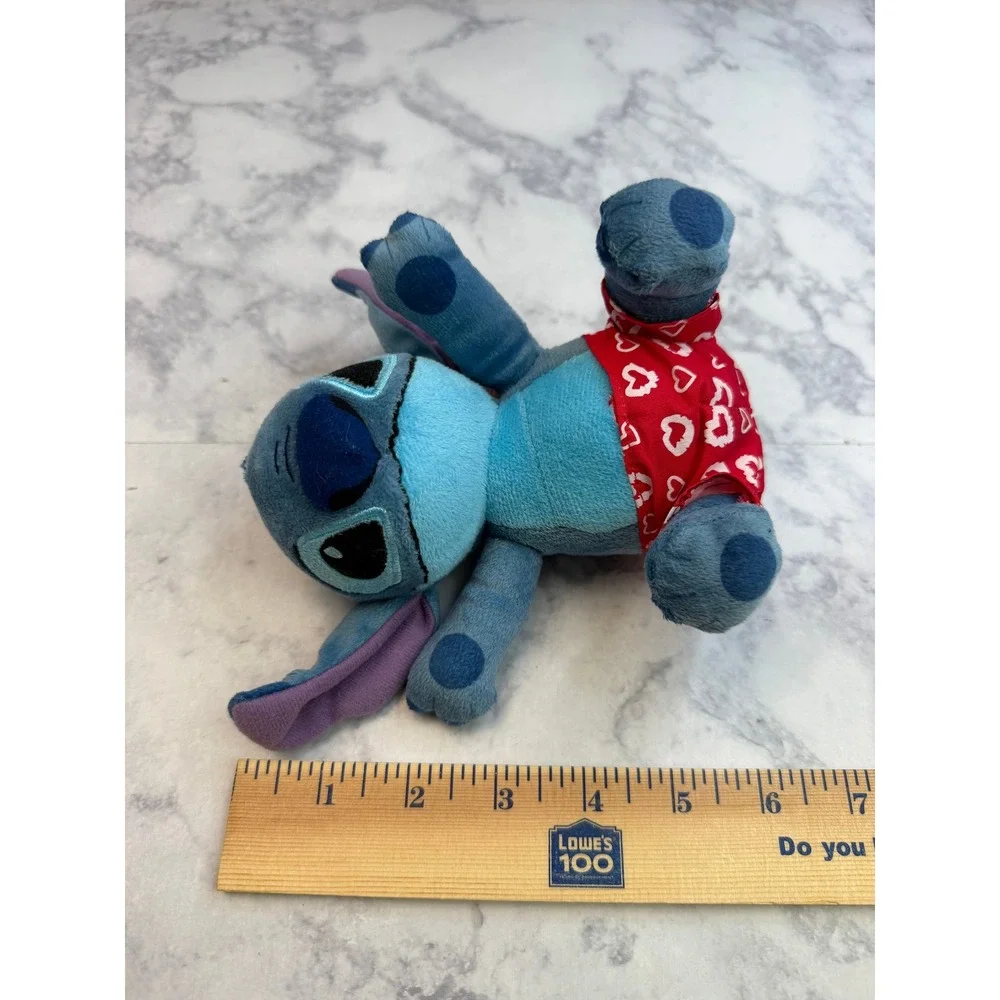 Disney Lilo and Stitch Plush Heart Swim Trunks Blue Just Play 2534KM01 7 Inch